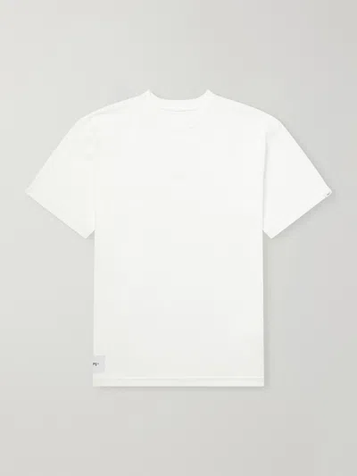 Wtaps Sign-yd Cotton-jersey T-shirt In White