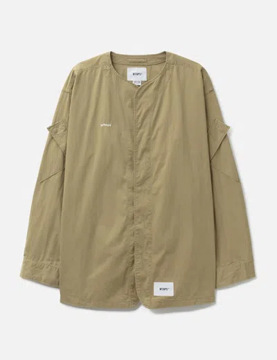Wtaps Skull Embroidery Jacket In Nude