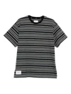 Wtaps Striped T-shirt In Gray