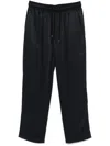 Wtaps Black Tapered Trousers In Black