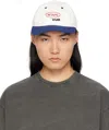 Wtaps White & Blue T-6m 02 Cap In Blue