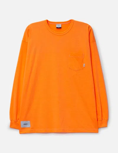 Wtaps Worf. Design L/s 02 Tee In Orange