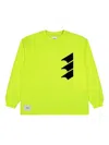 Wtaps Wound / Ls / Ctpl Graphic-print T-shirt In Yellow