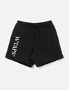 Wtaps Logo-print Drawstring Shorts In Black/黑色/블랙/ブラック