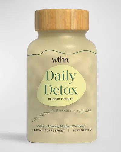 Wthn Daily Detox Supplement - 90 Tablets In White