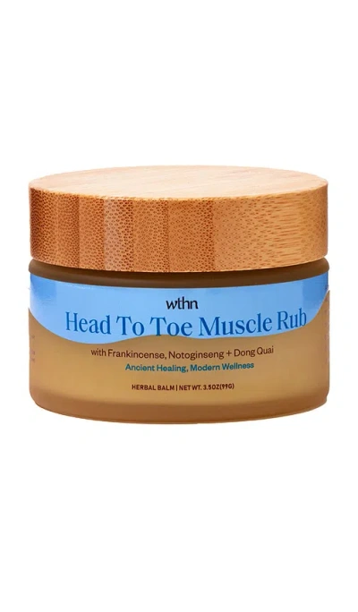 Wthn Head To Toe Muscle Rub In N,a
