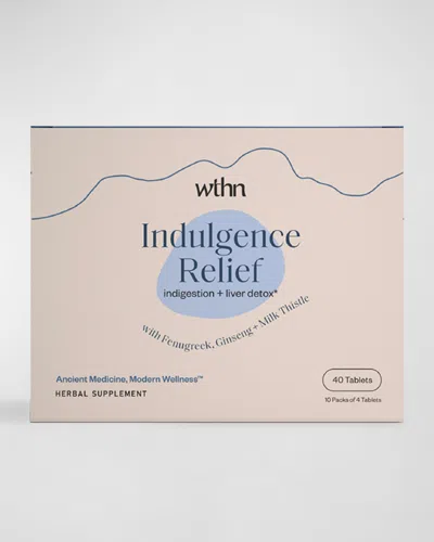 Wthn Indulgence Relief Supplement - 40 Tablets In White