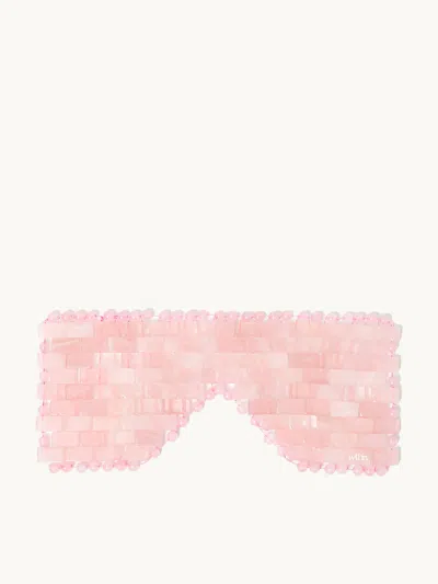 Wthn Rose Quartz Eye Mask In Pink