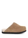 Wud Suede Clogs Sandals Brown