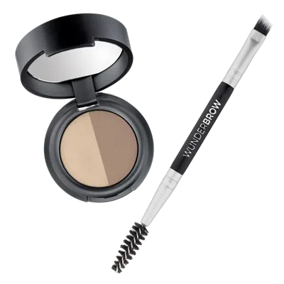 Wunderbrow Soft Brow Define & Fill Powder Duo - Blonde In Brown