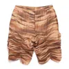 Wurst Bikers With Rushed Details Brown Shorts In Brown