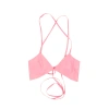 Wurst Croossed Back Bra - Pink In Pink