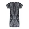 Wurst Snake Print  Tight Long Dress W Shoulder Pads - Multi