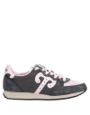 Wushu Ruyi Woman Sneakers Charcoal Size 4.5 Leather, Textile Fibers In Grey