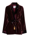 Wu'side Woman Jacket Brown Size M/l Polyester In Brown
