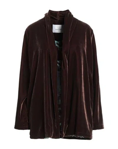 Wu'side Woman Jacket Dark Brown Size Onesize Polyester