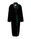 Wu'side Woman Overcoat & Trench Coat Black Size Onesize Polyester