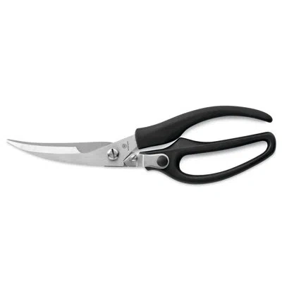 Wusthof 10" Poultry Shears, Black In Silver