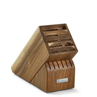 Wusthof 17-slot Knife Block, Acacia In Brown
