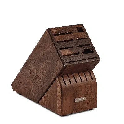 Wusthof 17-slot Knife Block, Walnut In Brown