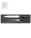 Wusthof 2pc Gourmet Carving Set With $11 Credit In Black