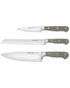 Wusthof 3pc Classic Starter Set In Green