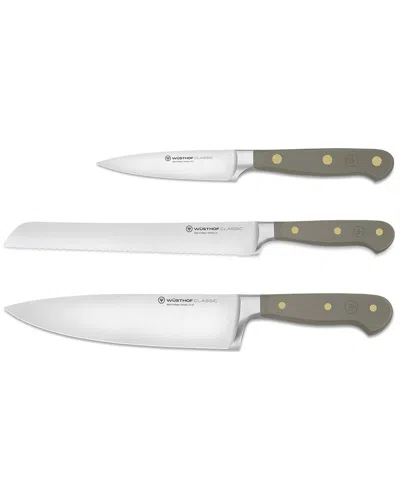 Wusthof 3pc Classic Starter Set In Green