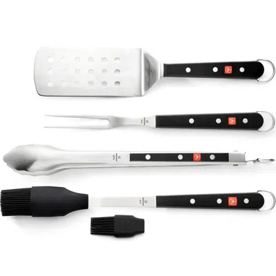 Wusthof Wüsthof 4-piece Bbq Set In Black
