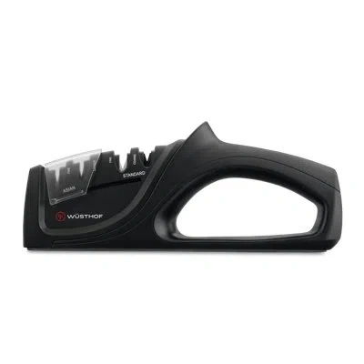 Wusthof 4-stage Hand-held Sharpener In Black