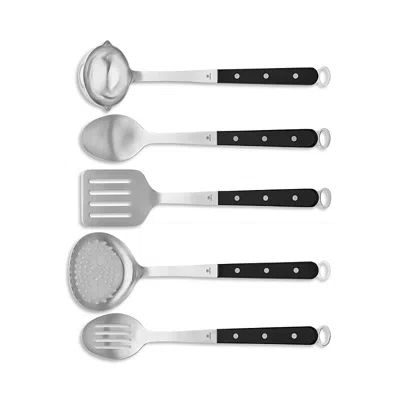 Wusthof 5 Piece Kitchen Tool Set In Black