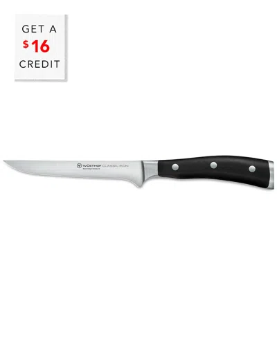 Wusthof 5in Classic Ikon Boning Knife With $16 Credit In Gray