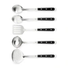 Wusthof 5-piece Kitchen Tool Set In Stainless Tools;black Handle