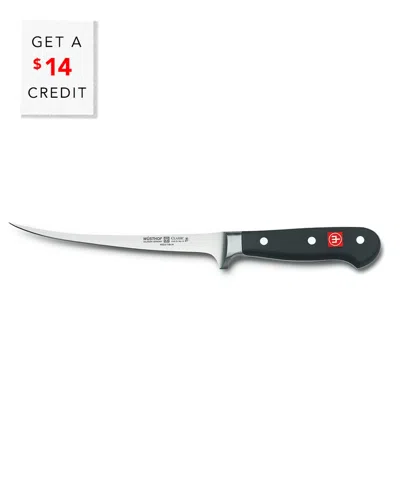 Wusthof 7in Classic Filet Knife With $14 Credit In Black