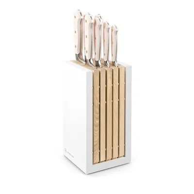 Wusthof 8 Piece Knife Block Set In Brown