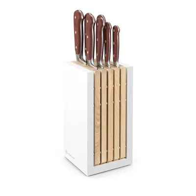 Wusthof 8 Piece Knife Block Set In Brown