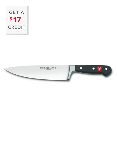Wusthof 8in Classic Chef's Knife With $17 Credit In Black