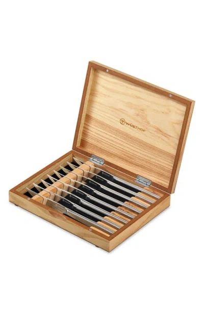 Wusthof Wüsthof 8-piece Stainless Mignon Steak Knife Set In Silver