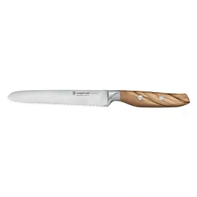 Wusthof Amici 5 Sausage Knife In Silver