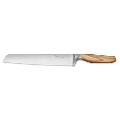 Wusthof Amici Double-serrated 9" Bread Knife In Brown