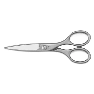 Wusthof Brushed Stainless Kitchen Shears In Stainless Steel
