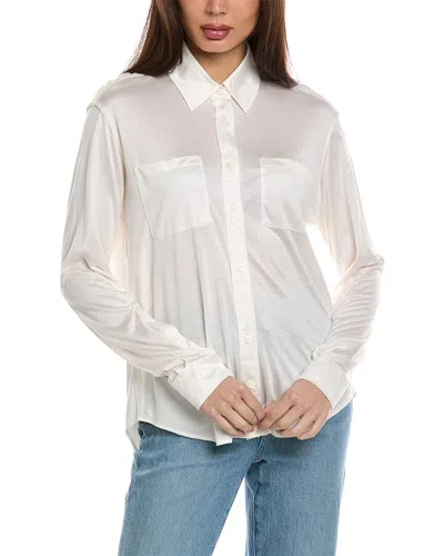 Wusthof Burberry Silk Shirt In White