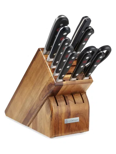 Wusthof Classic 11-piece Knife Block Set In Brown
