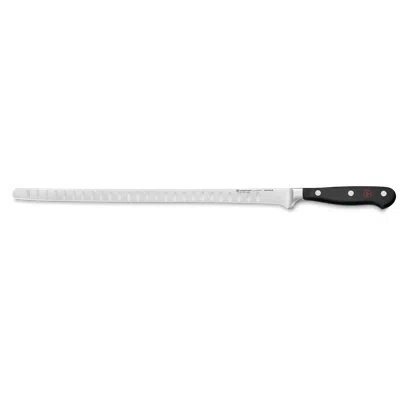 Wusthof Classic 12" Salmon Slicer, Hollow Edge In Black
