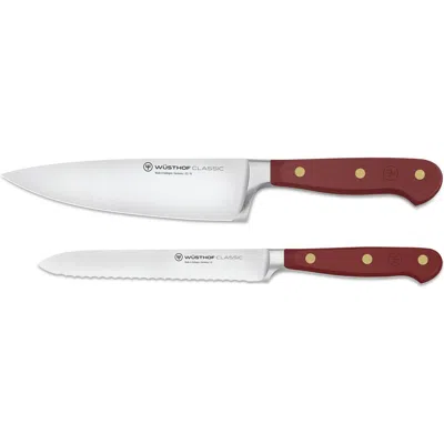 Wusthof Wüsthof Classic 2-piece Knife Set In Brown