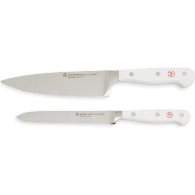 Wusthof Wüsthof Classic 2-piece Knife Set In White