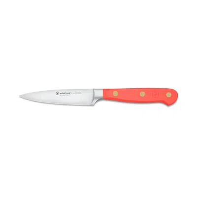 Wusthof Classic 3.5-inch Paring Knife, Coral Peach In Orange