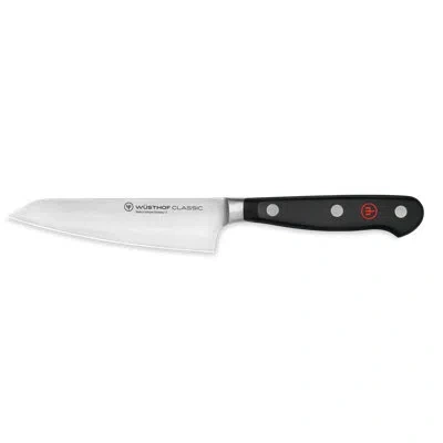 Wusthof Classic 4 1/2" Asian Utility Knife In Black