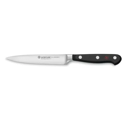 Wusthof Classic 4-1/2 Inch Utility Knife In Black