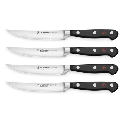 Wusthof Classic 4 Piece Steak Knife Set