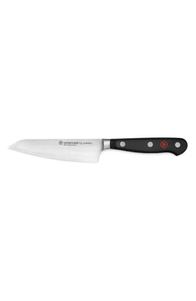 Wusthof Wüsthof Classic 4.5-inch Asian Utility Knife In Black